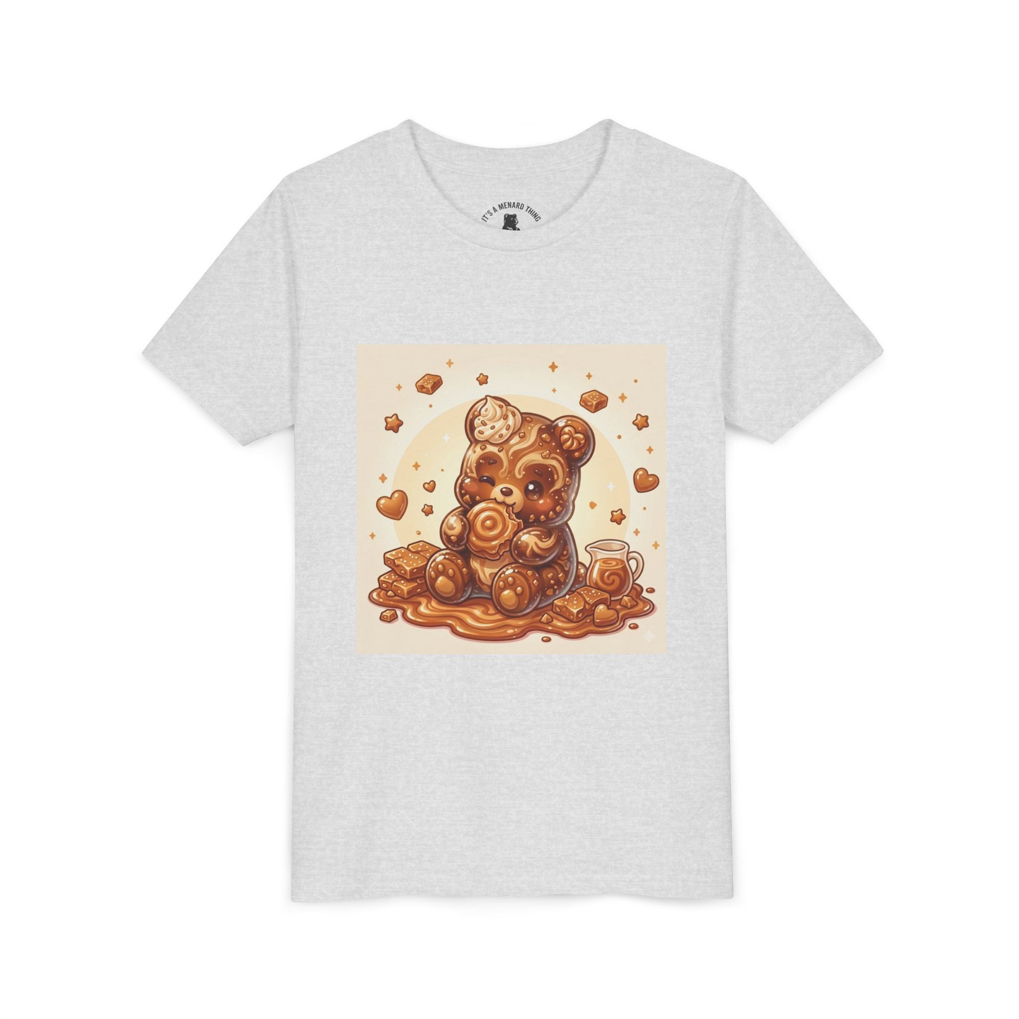 Cinnamon Coffee Cake Gooey Gummy Bear Graphic Kids Shirt
