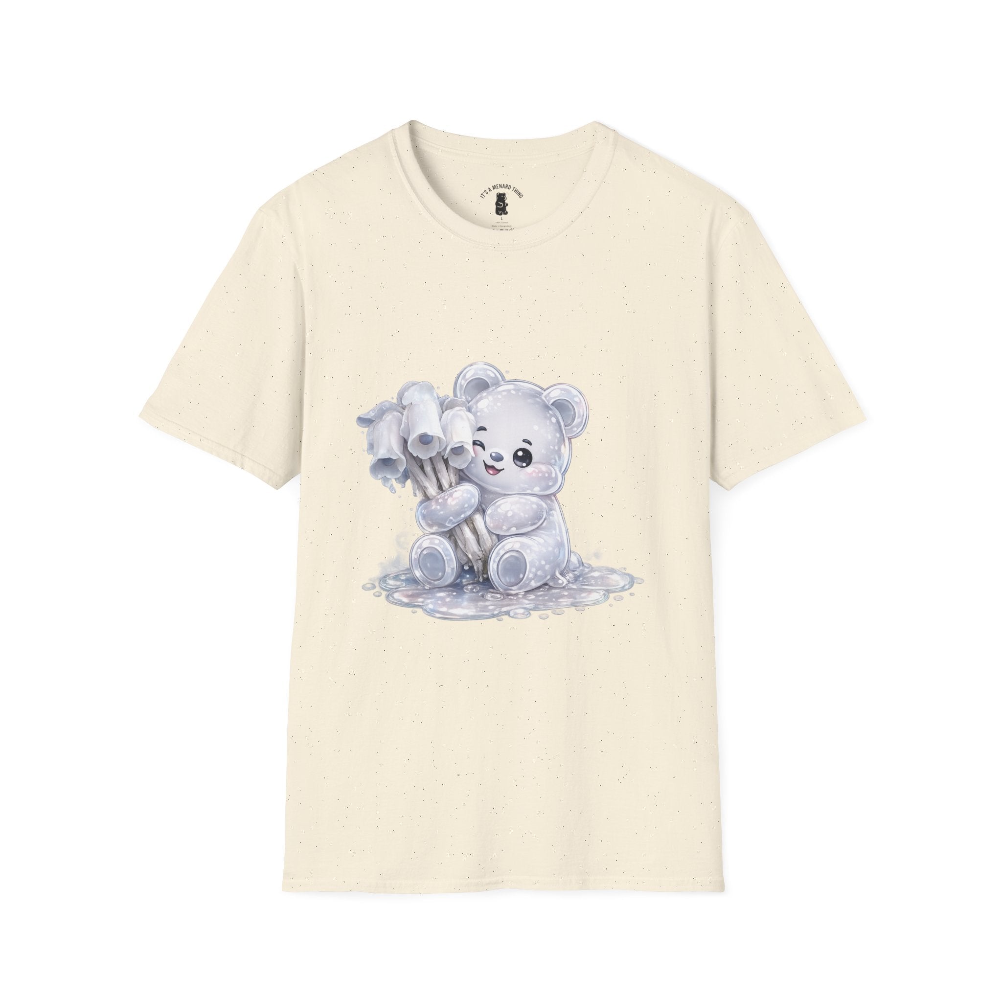 Special Ghost Pipe Mushroom Cluster, White Oozy Bear Gummy Friend- Graphic Shirt
