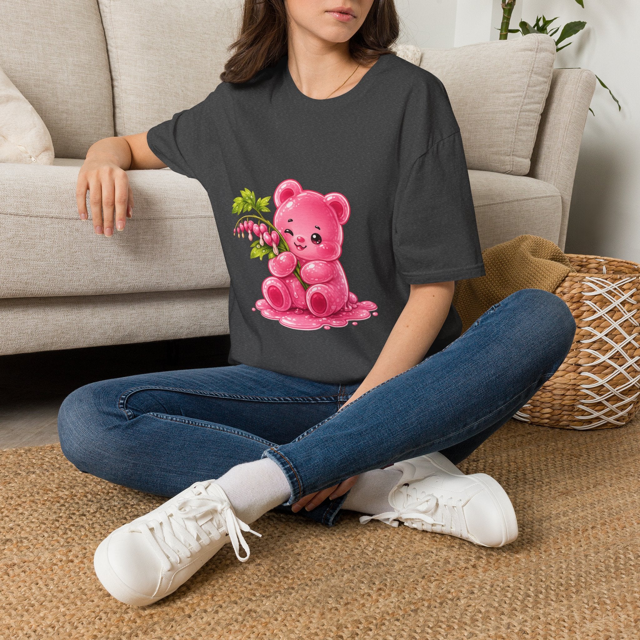Praising Bleeding Hearts, Pink Oozy Bear Gummy Special- Graphic Shirt
