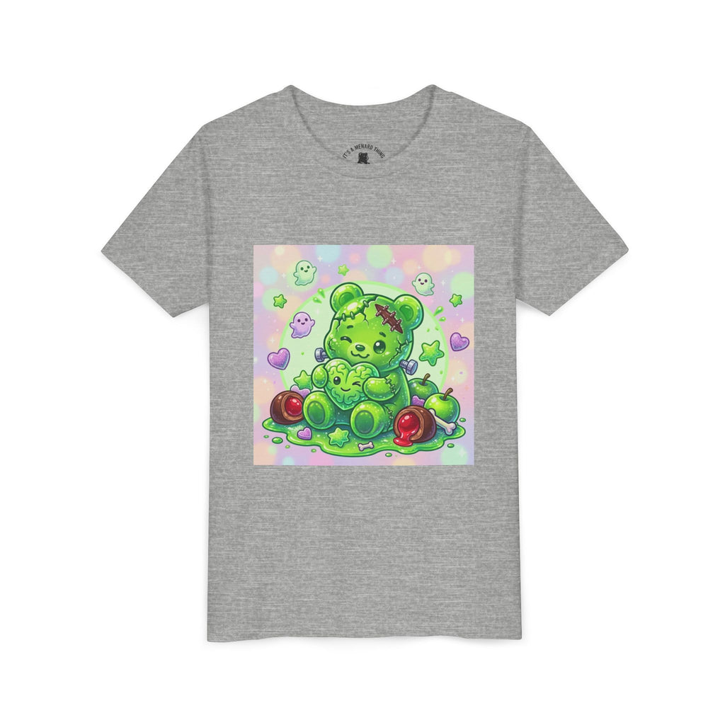 Franken-Gummy-Stein Gooey Bear-Youth Short Sleeve Shirt