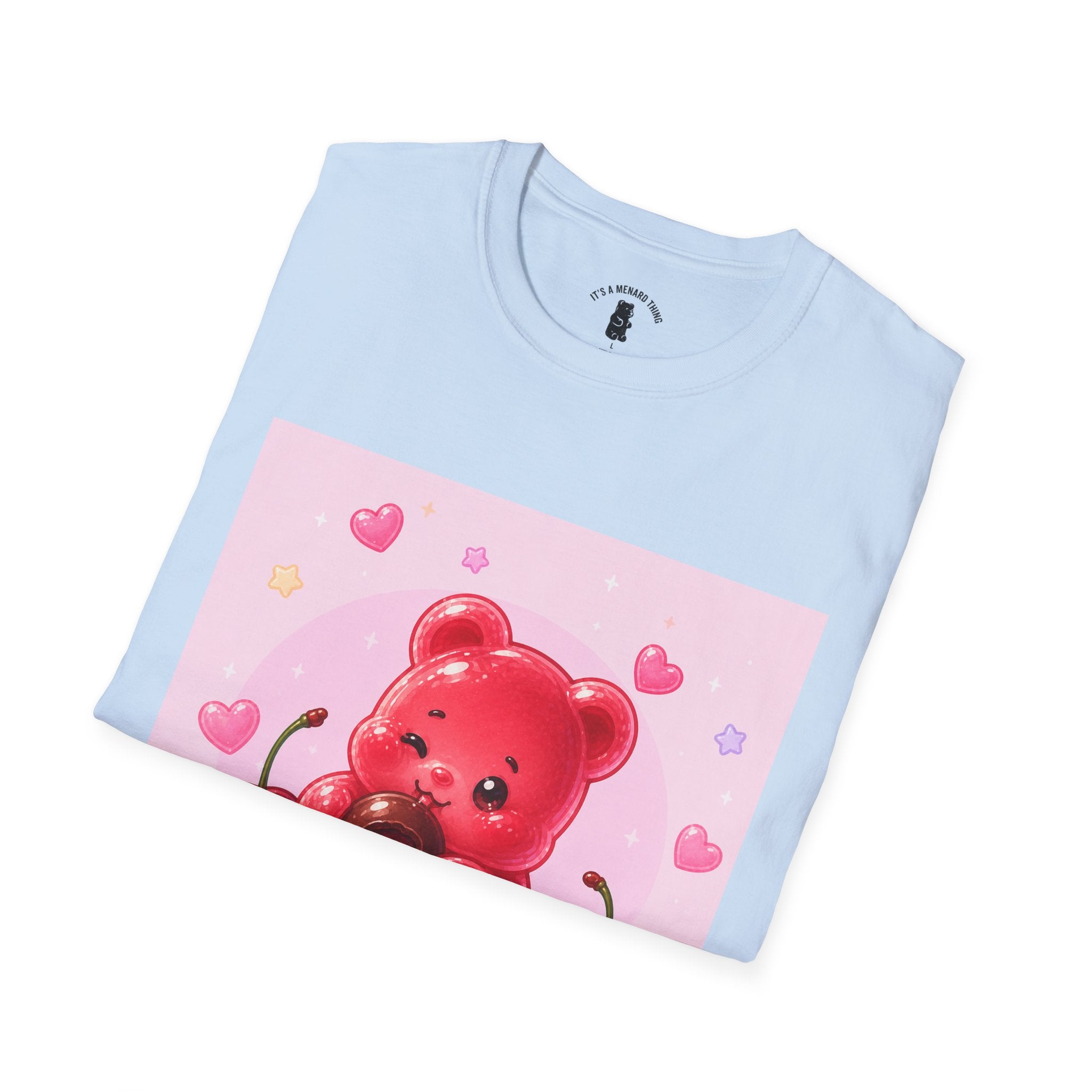 Chocolate Cherry Gooey Gummy Bear T-Shirt — Kawaii Graphic Tee