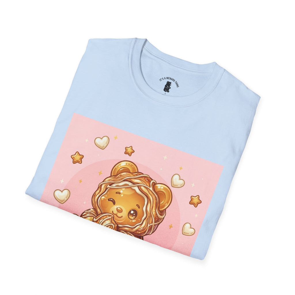 Cute Cheese Danish Gooey Gummy Bear — Kawaii Graphic T-Shirt