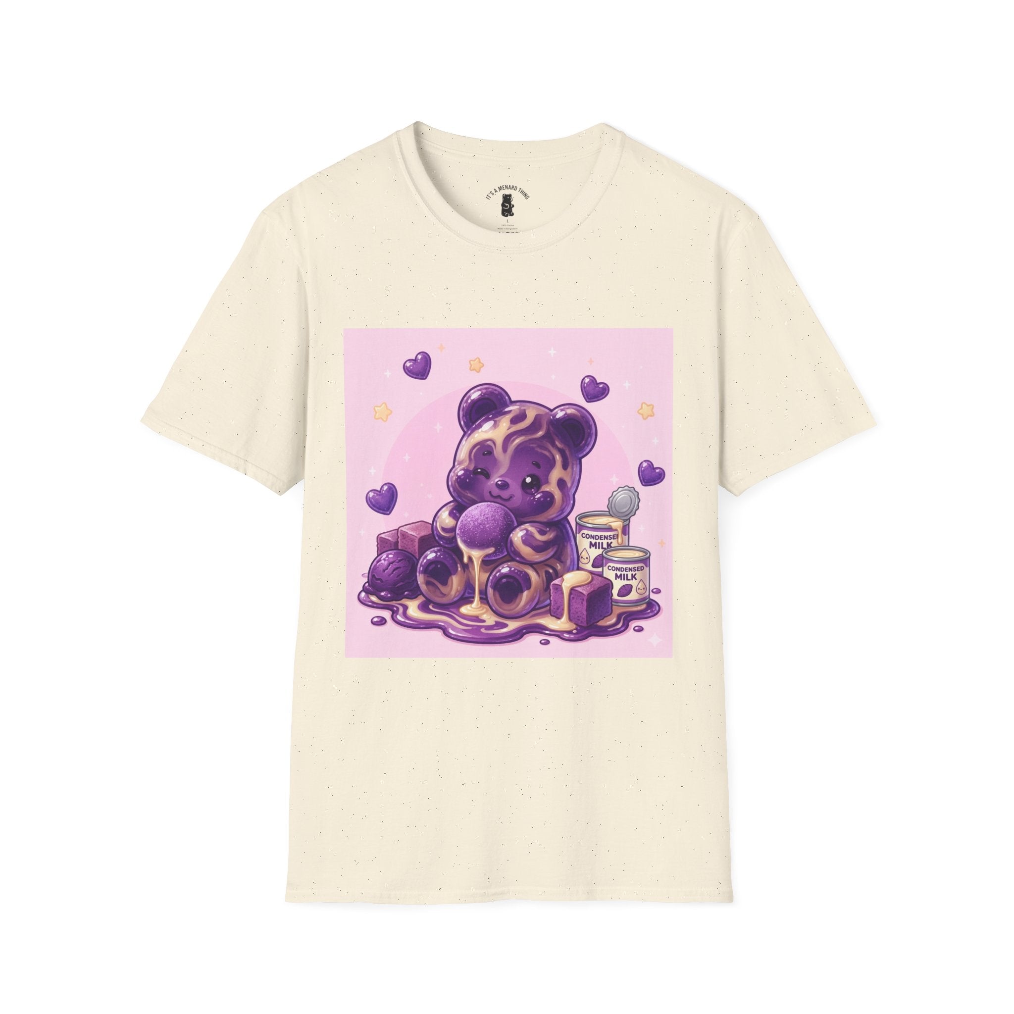 Ube & Condensed Milke Purple Gooey Gummy Bear — Kawaii Graphic Tee