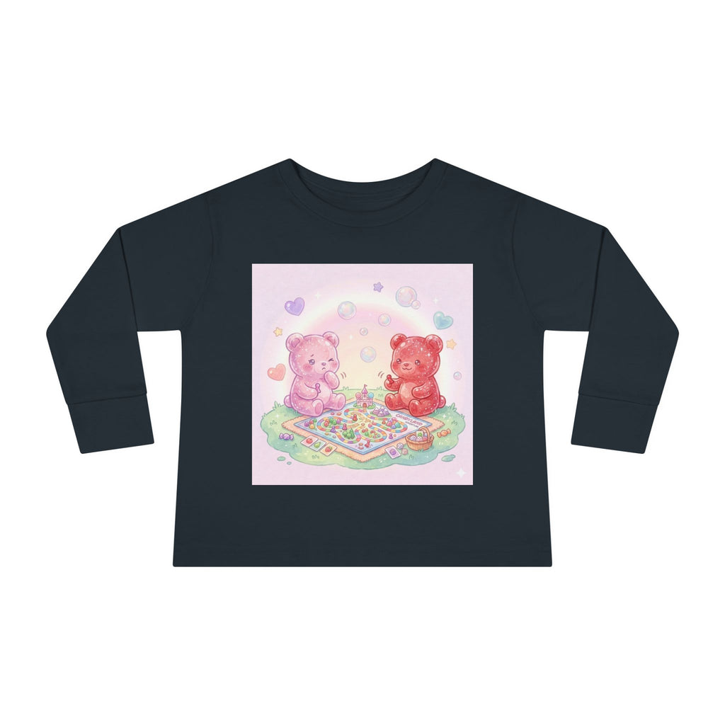 Playdate Board Games, Oozy Bear Friends- Graphic Long Sleeve Shirt