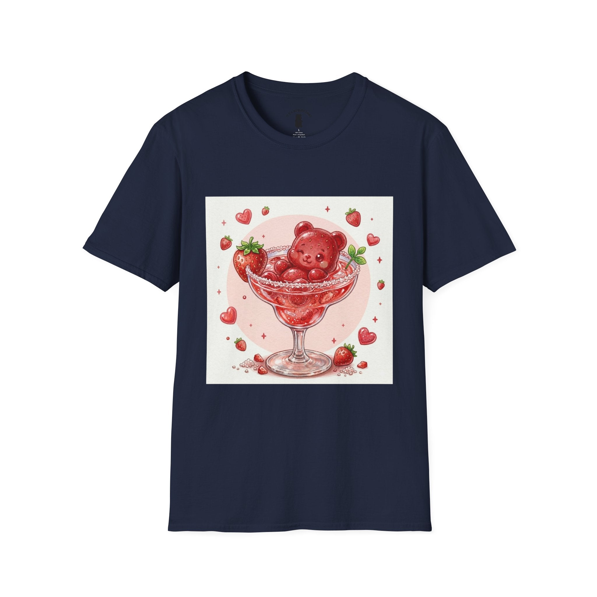 Strawberry Daiquiri Icey, Boozy Gooey Gummy Bears- Kawaii Graphic T-Shirt