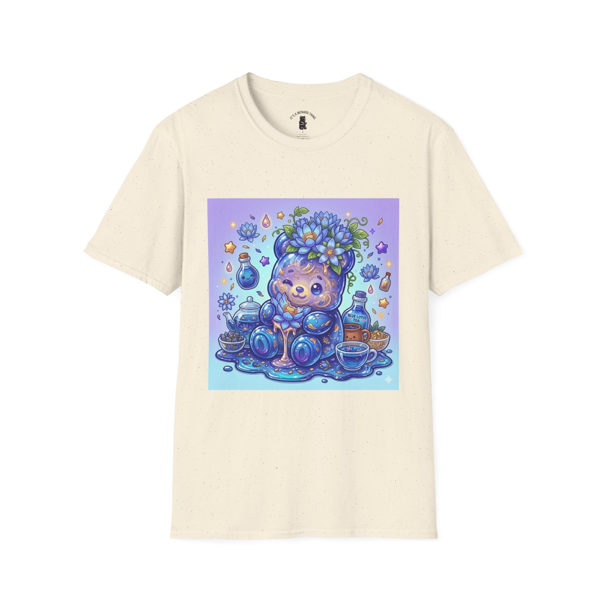 Blue Lotus Tea, Exotic Gooey Gummy Bear — Kawaii Graphic T-Shirt