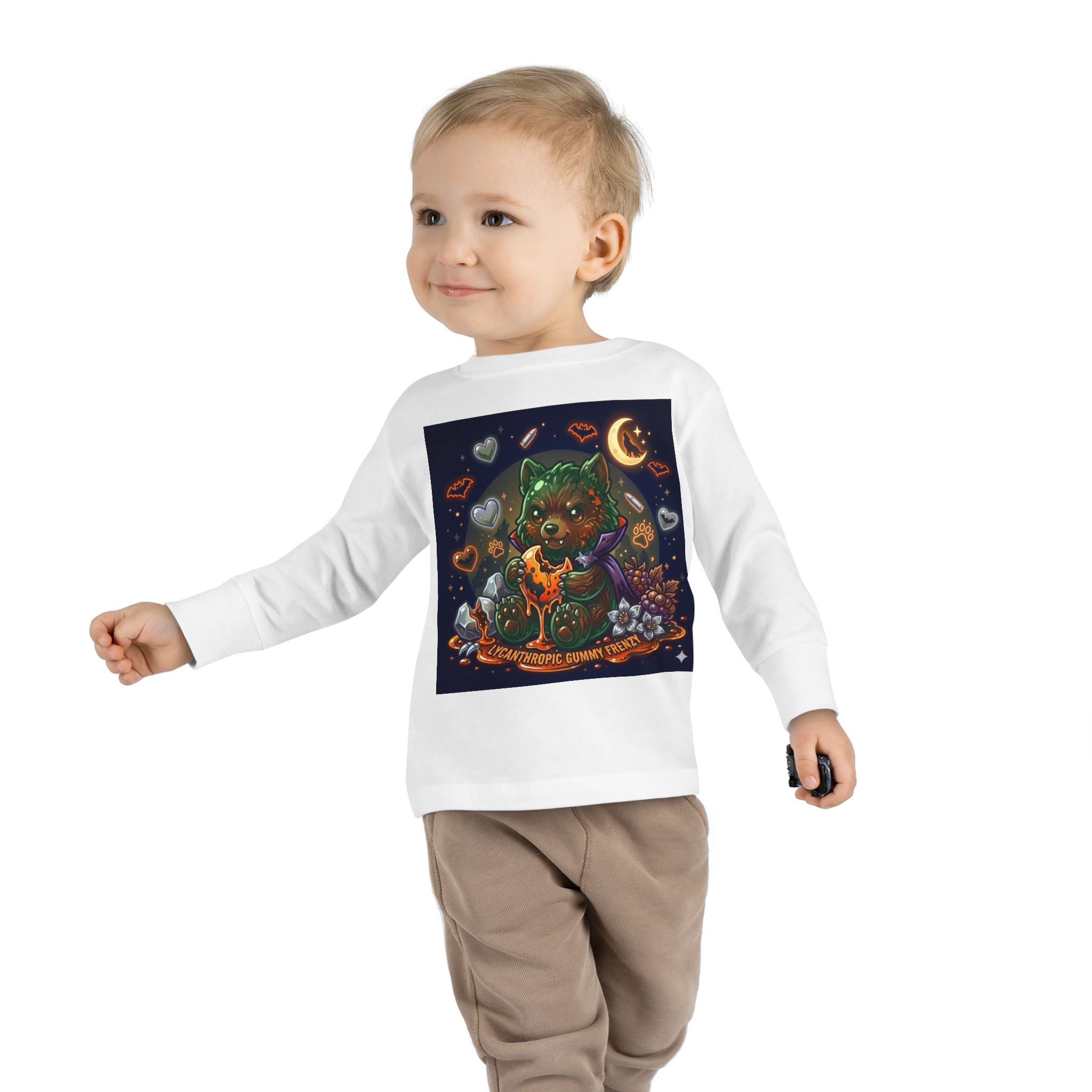 Werewolf Oozy Bear Gummy Halloween Special- Graphic Long Sleeve Shirt