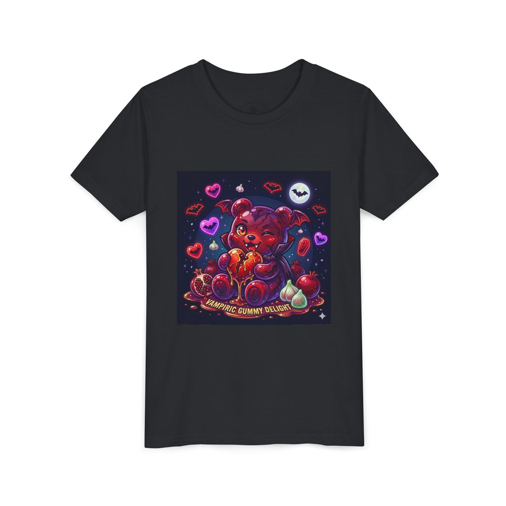 Halloween Vampire Gooey Gummy Bear - Cute Goth Heart Graphic Shirt