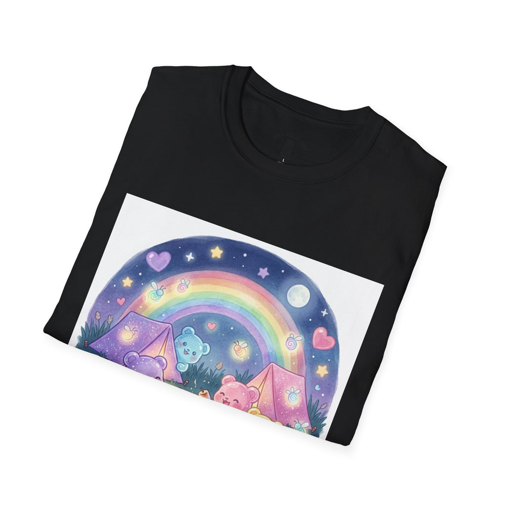 Campfire days and Toasted Marshmallows, Gooey Gummy Friends- Kawaii Graphic T-Shirt