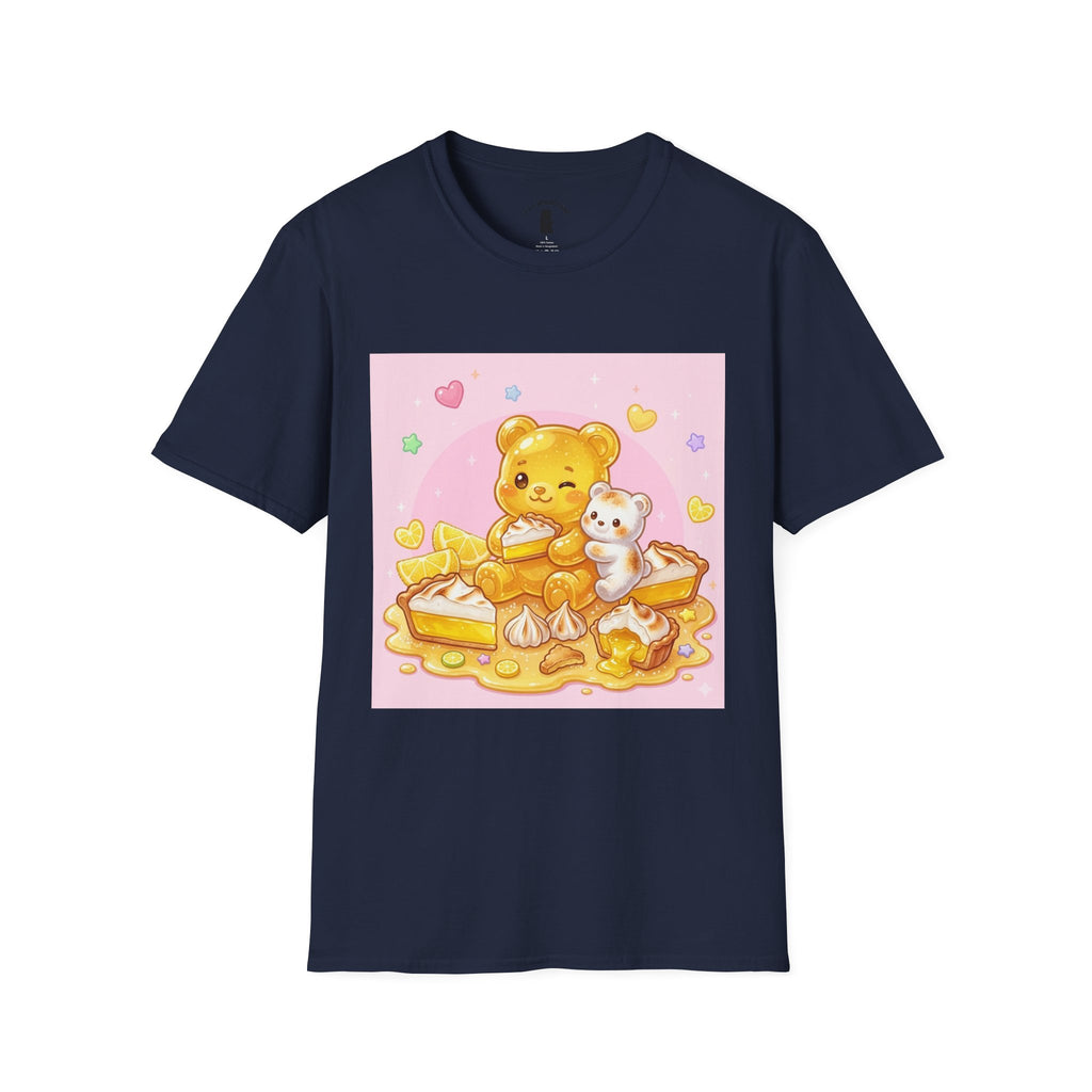 Lemon Margarine Pie & Whipped Cream Gooey Gummy Bear — Kawaii Graphic T-Shirt