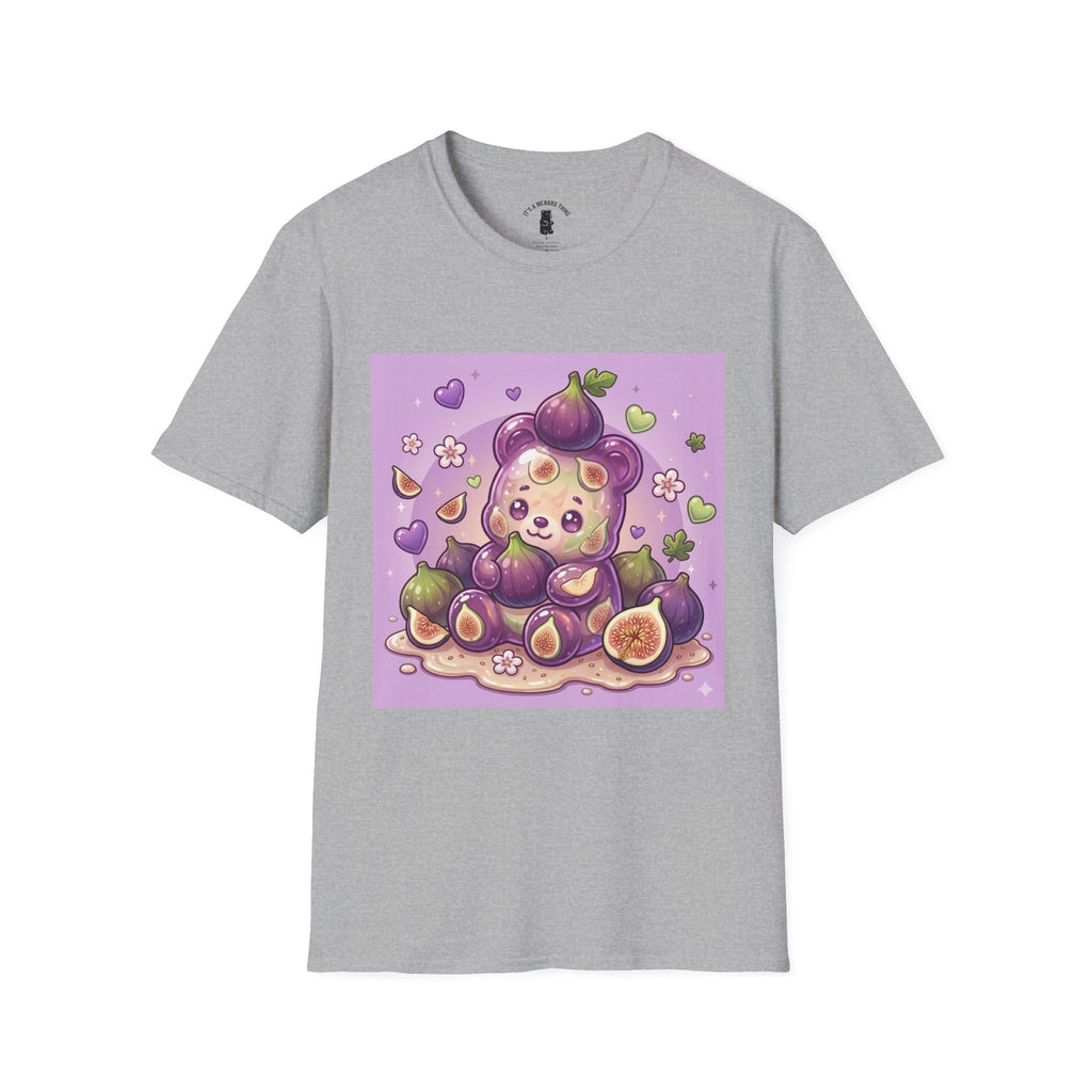 Delicious Ripe Fig, Exotic Oozy Gummy Bear Friend — Kawaii Fruit Design