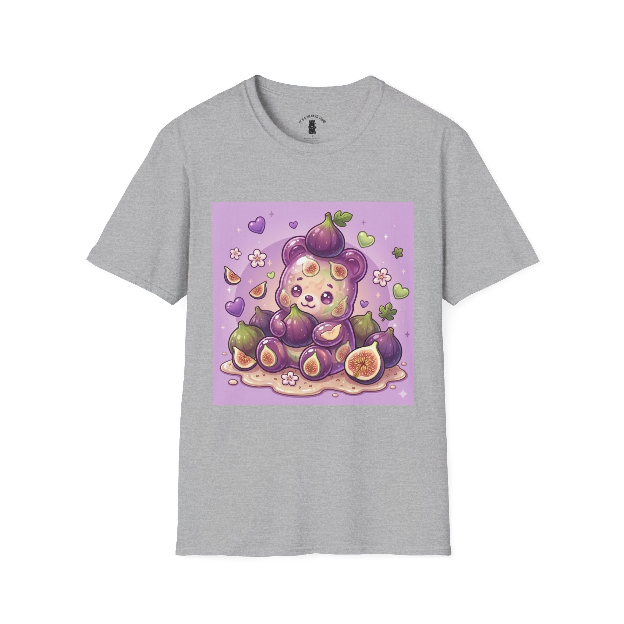 Delicious Ripe Fig, Exotic Oozy Gummy Bear Friend — Kawaii Fruit Design