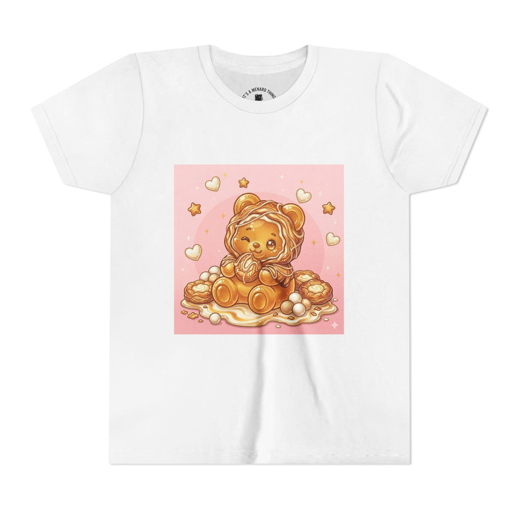 Cheese Danish Gooey Gummy Bear in Puff PJs Graphic Tee