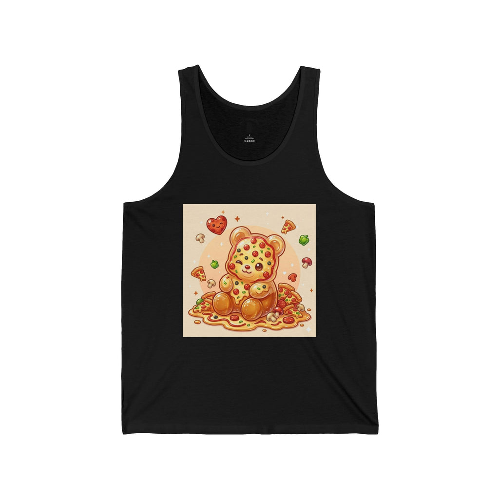 Surprise! Special Pizza, Melty Gooey Gummy Bear — Kawaii Graphic Tank Top