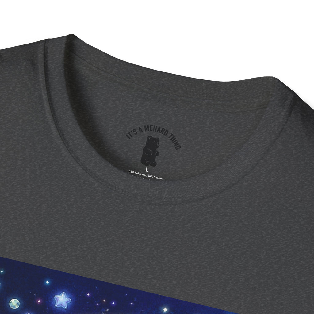 Rodeo Star, Golden Crstyal Gooey Gummy Bear- Kawaii Graphic T-Shirt