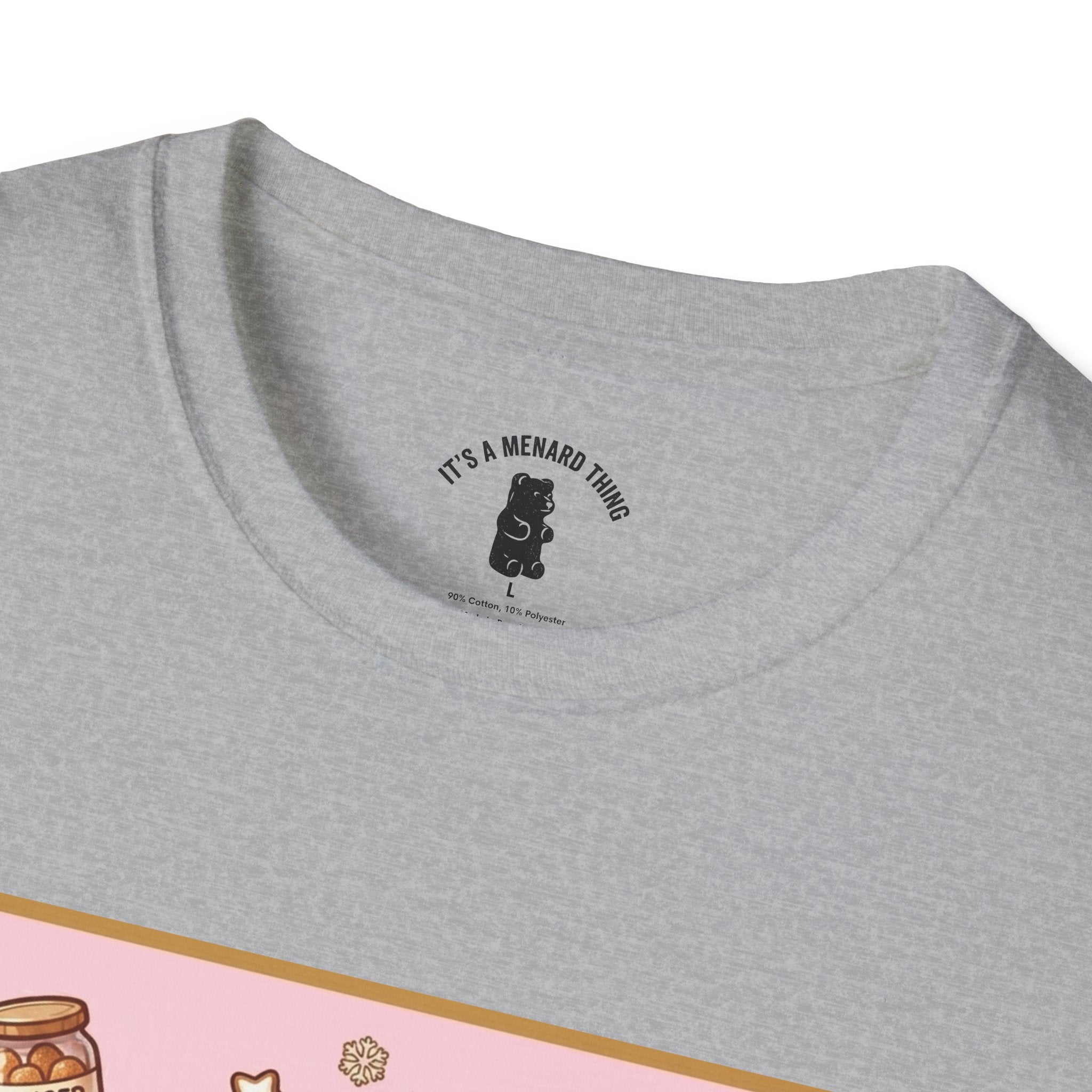 Kawaii Gingerbread Gooey Gummy Bear- Graphic T-Shirt
