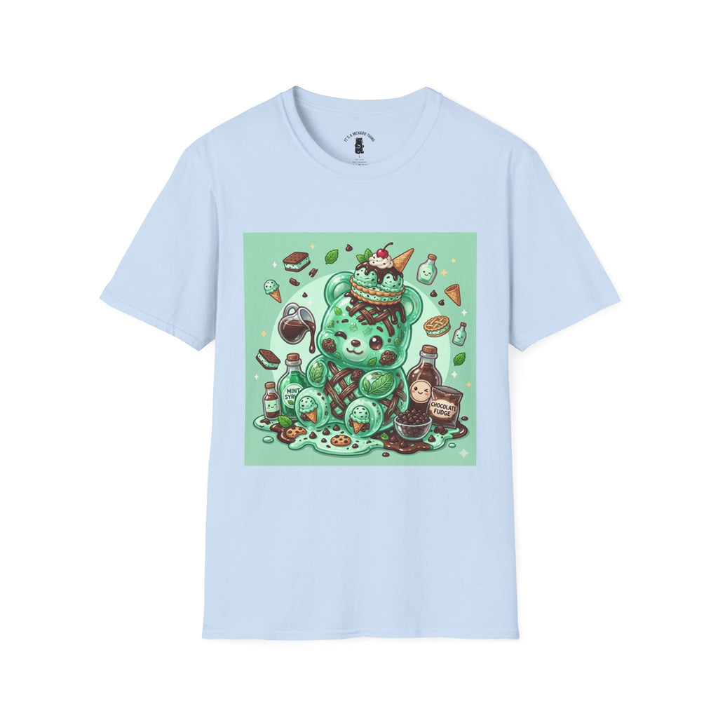 Mint Chip Ice Cream, Exotic Gooey Gummy Bear — Kawaii Graphic Tee