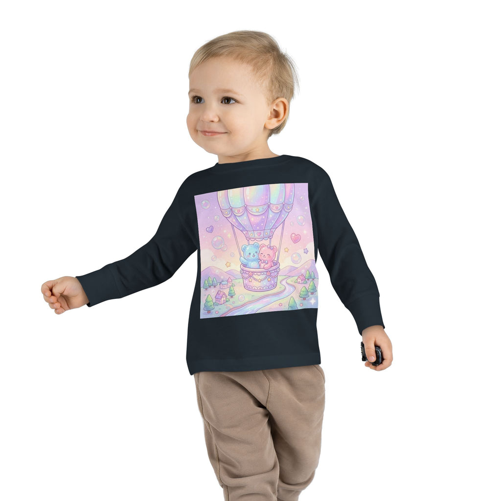 Hot Air Balloon Adventure, Oozy Bear Gummy Friends- Graphic Long Sleeve Shirt