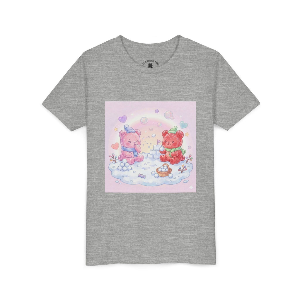 Duo Gooey Gummy Bear Snowball game T-Shirt