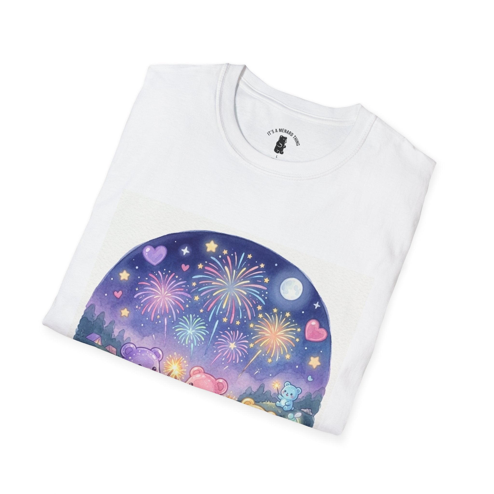 Firework wonder, Gooey Gummy bear Friends- Kawaii Graphic T-Shirt
