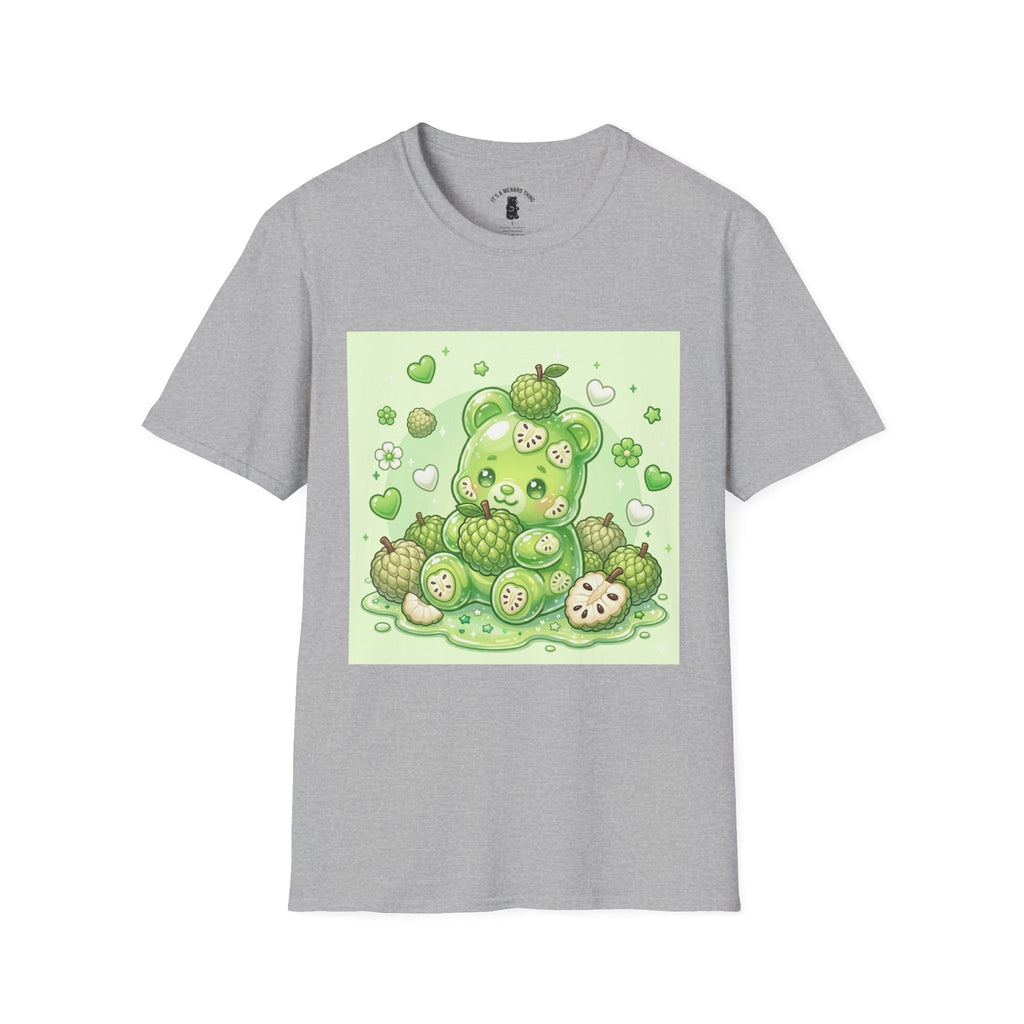 Yummy Ripe Sugar Apple, Exotic Oozy Gummy Bear- Kawaii Graphic Shirt