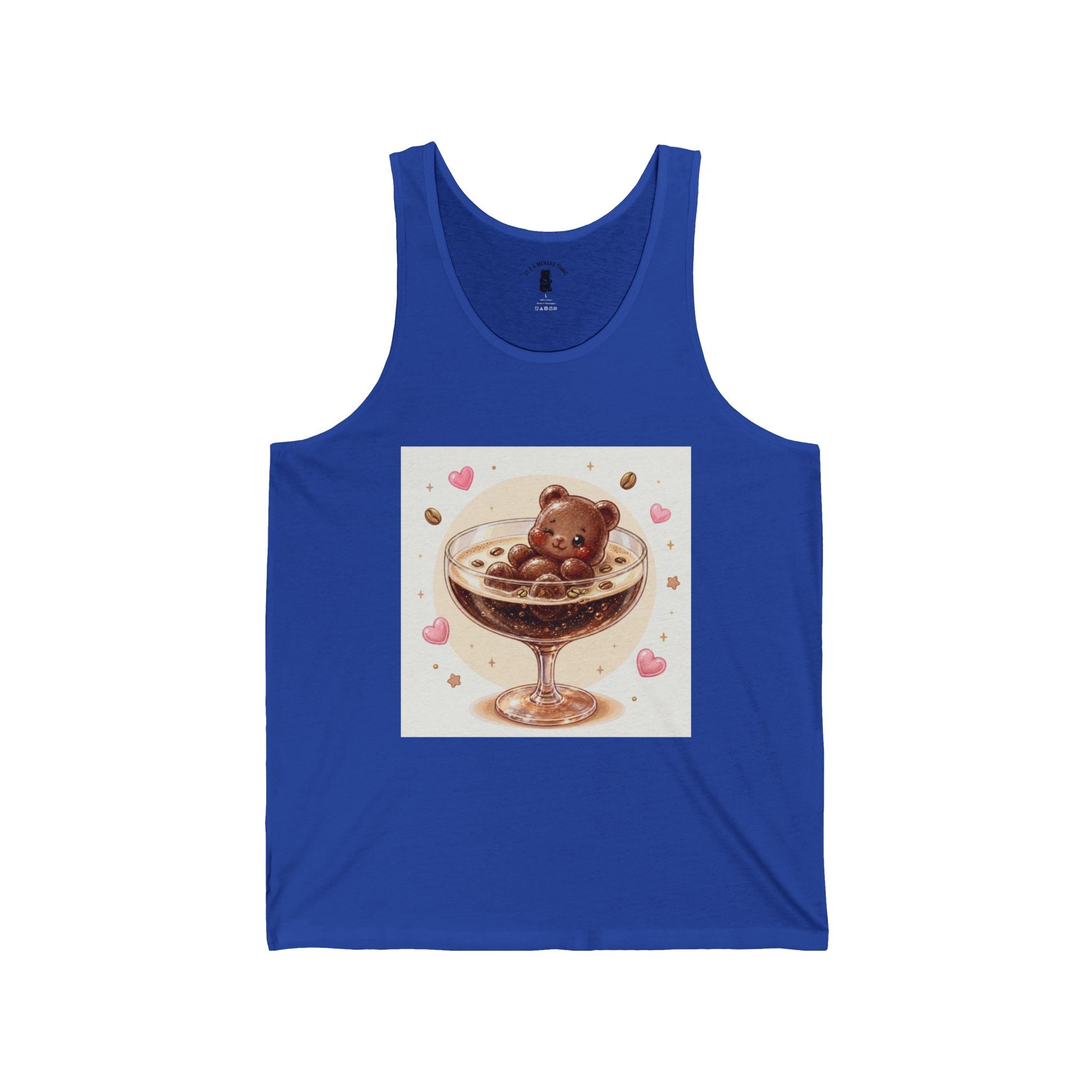 Special Coffee Martini, Brown Mocha Boozy Gooey Gummy Bear — Kawaii Graphic Tank