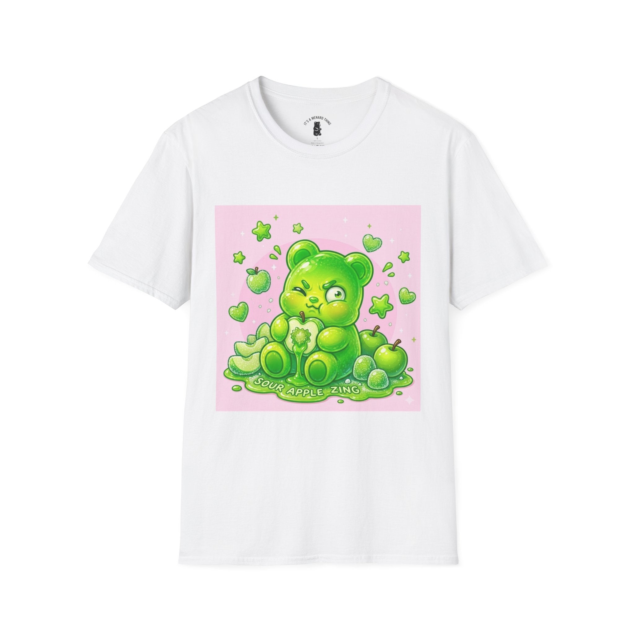 Sour Green Apple Gooey Gummy Bear T-Shirt — Graphic Tee