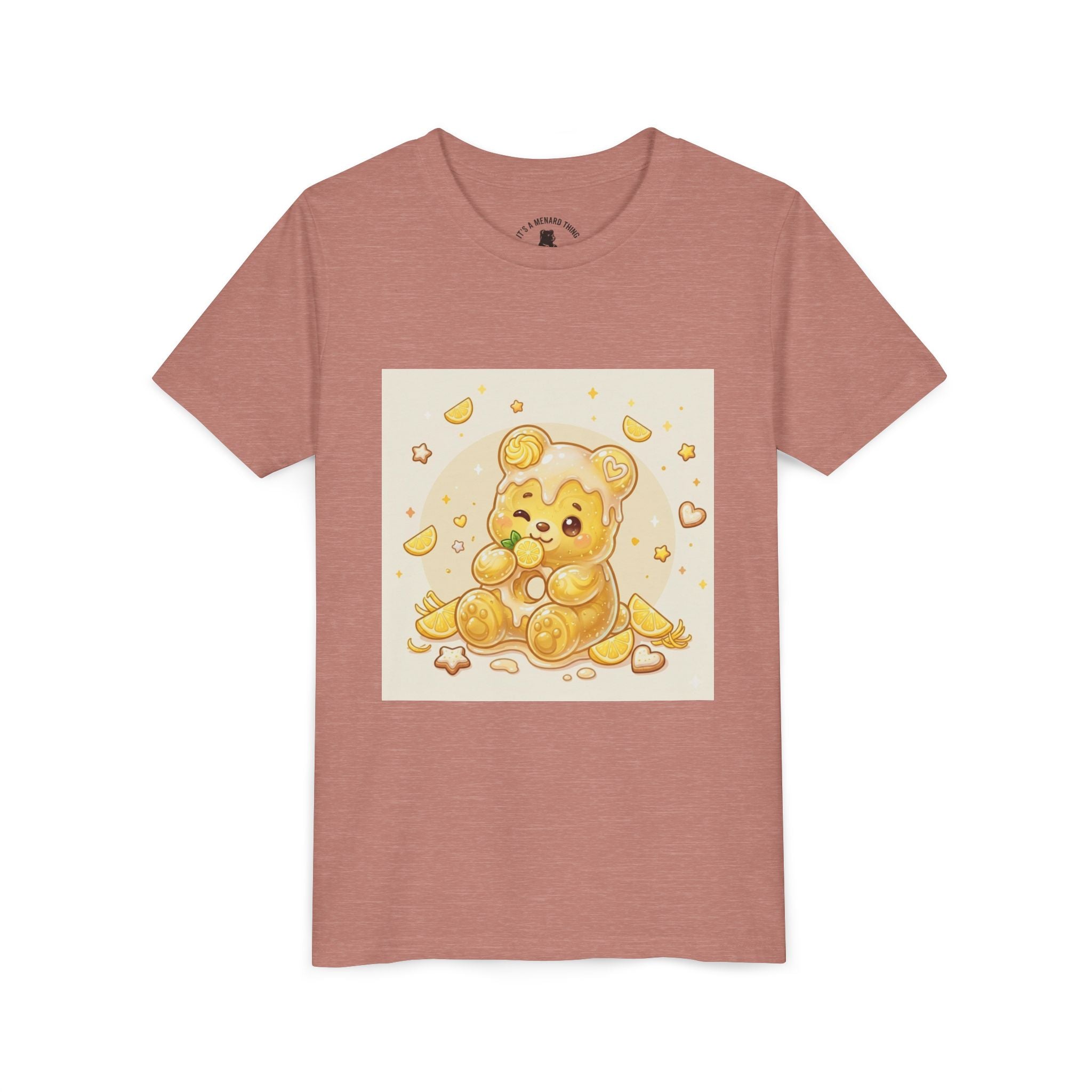 Lemon Bunt Cake Gooey Gummy bear Kids Shirt