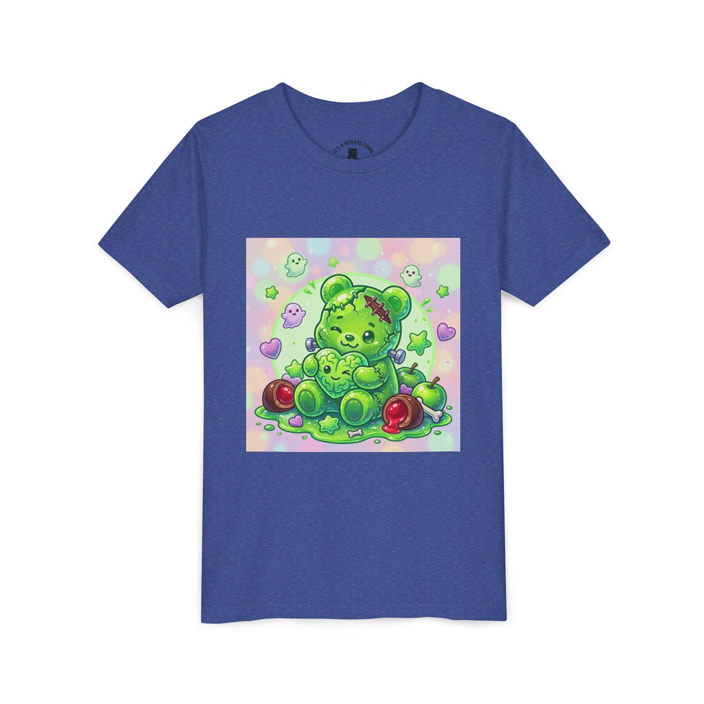 Franken-Gummy-Stein Gooey Bear-Youth Short Sleeve Shirt