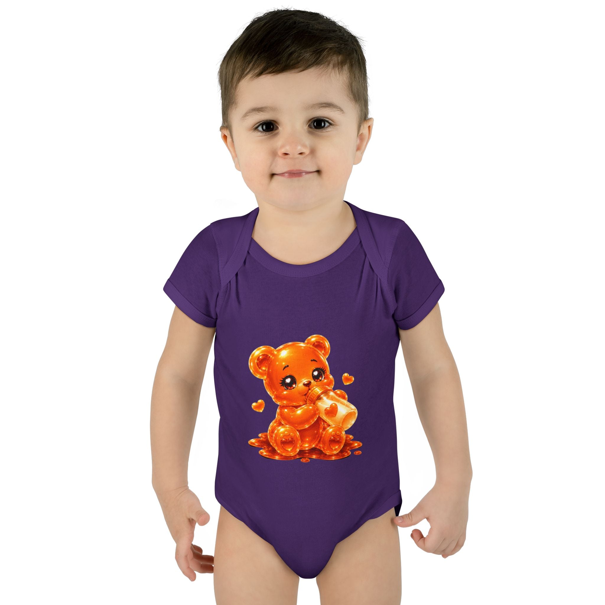 Snack Time, Oozy Baby Gummy Bear Cutie Special Addition- Graphic Onesie