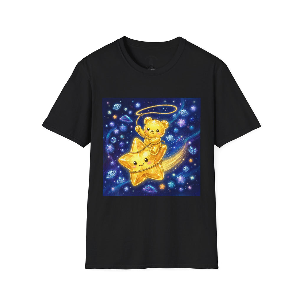 Rodeo Star, Golden Crstyal Gooey Gummy Bear- Kawaii Graphic T-Shirt