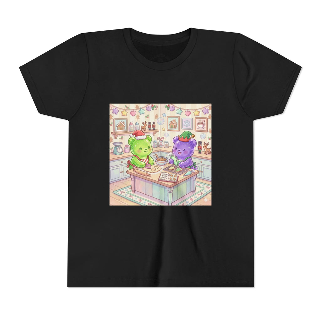 Gooey Gummies making Holiday Cookies T‑Shirt — Cute Pastel Kitchen Baking Design