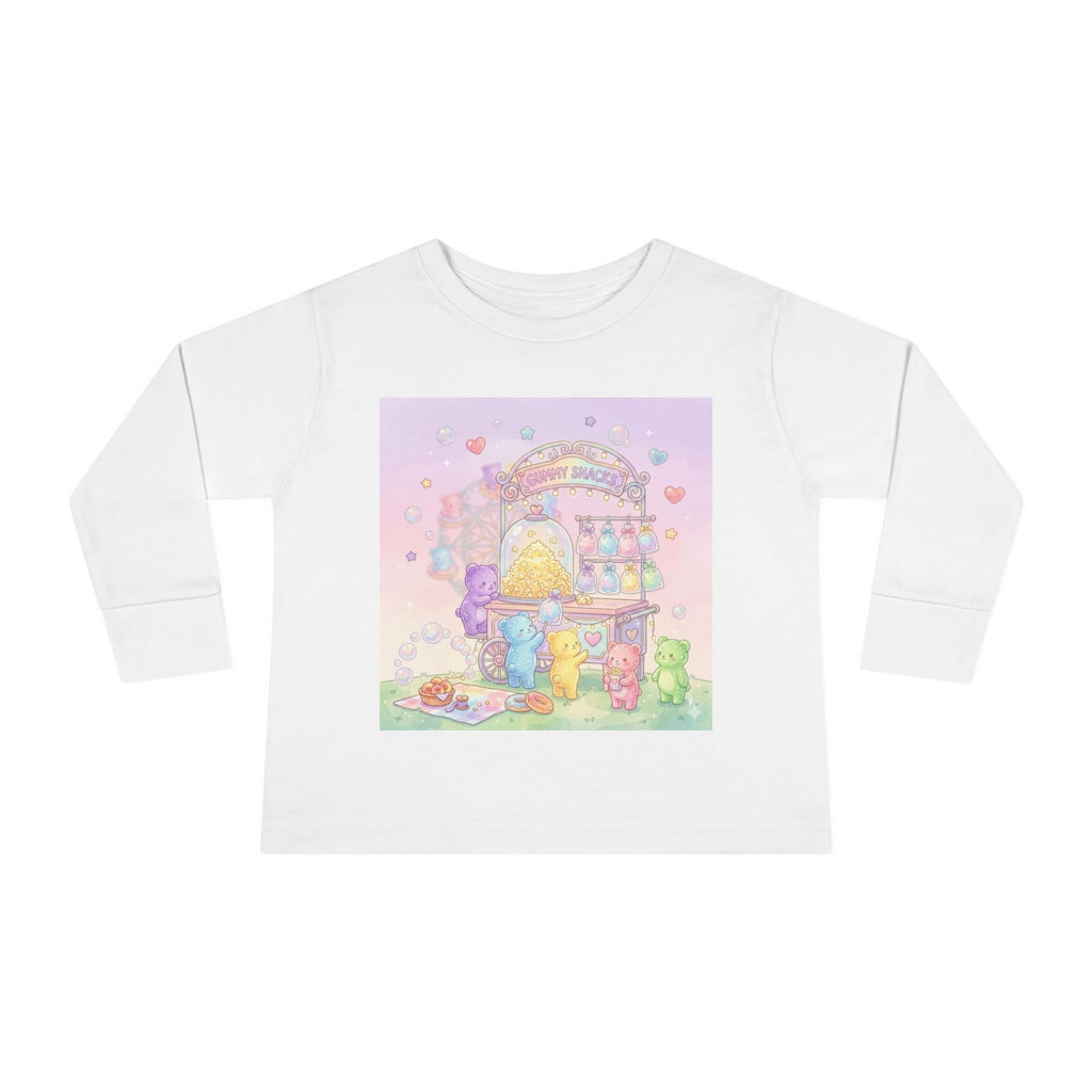 Special Candy Cart, Carnival Oozy Bear Friends- Graphic Long Sleeve Shirt