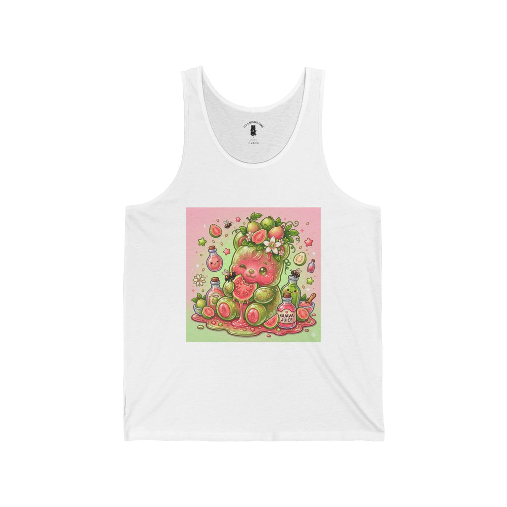 Sweet Gauva Fruit, Exotic Fruit Gooey Gummy Bear-Kawaii Graphic Tank Top