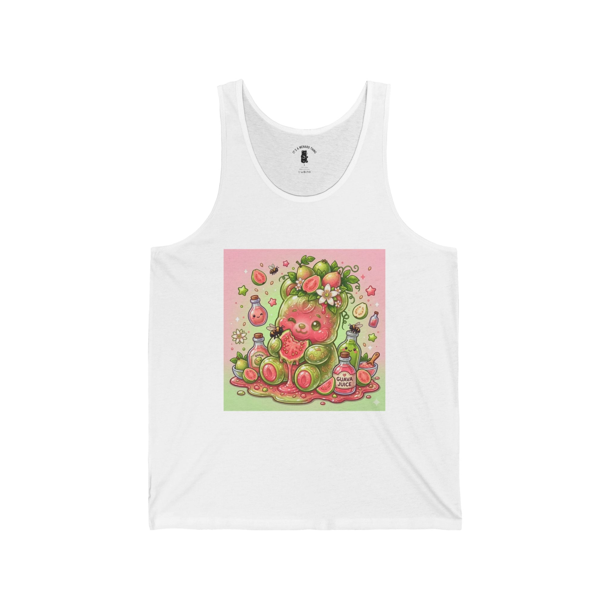 Sweet Gauva Fruit, Exotic Fruit Gooey Gummy Bear-Kawaii Graphic Tank Top