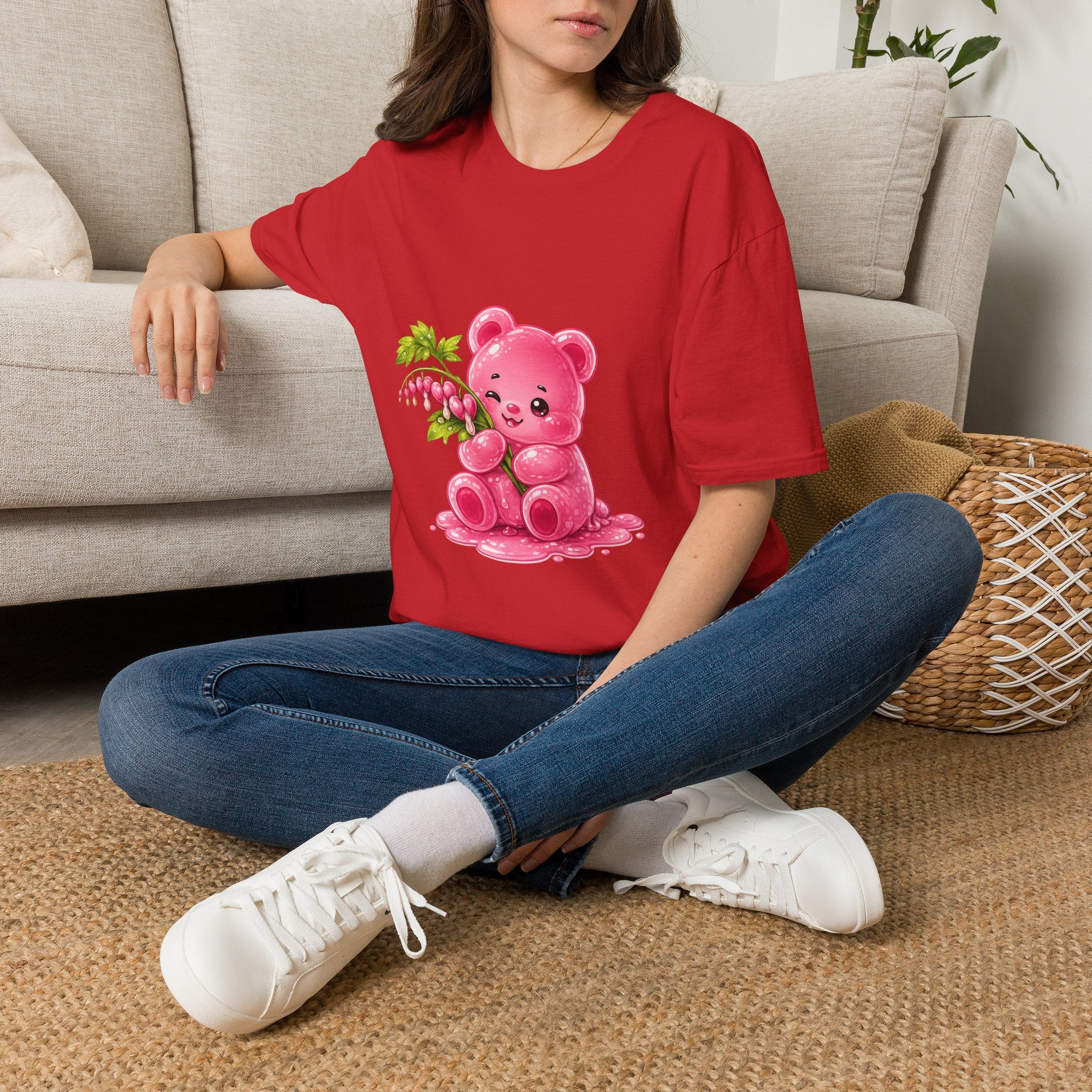 Praising Bleeding Hearts, Pink Oozy Bear Gummy Special- Graphic Shirt