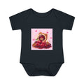 Cherry Danish Gooey Gummy Bear in Puff PJs (Infant Rib Onesie)