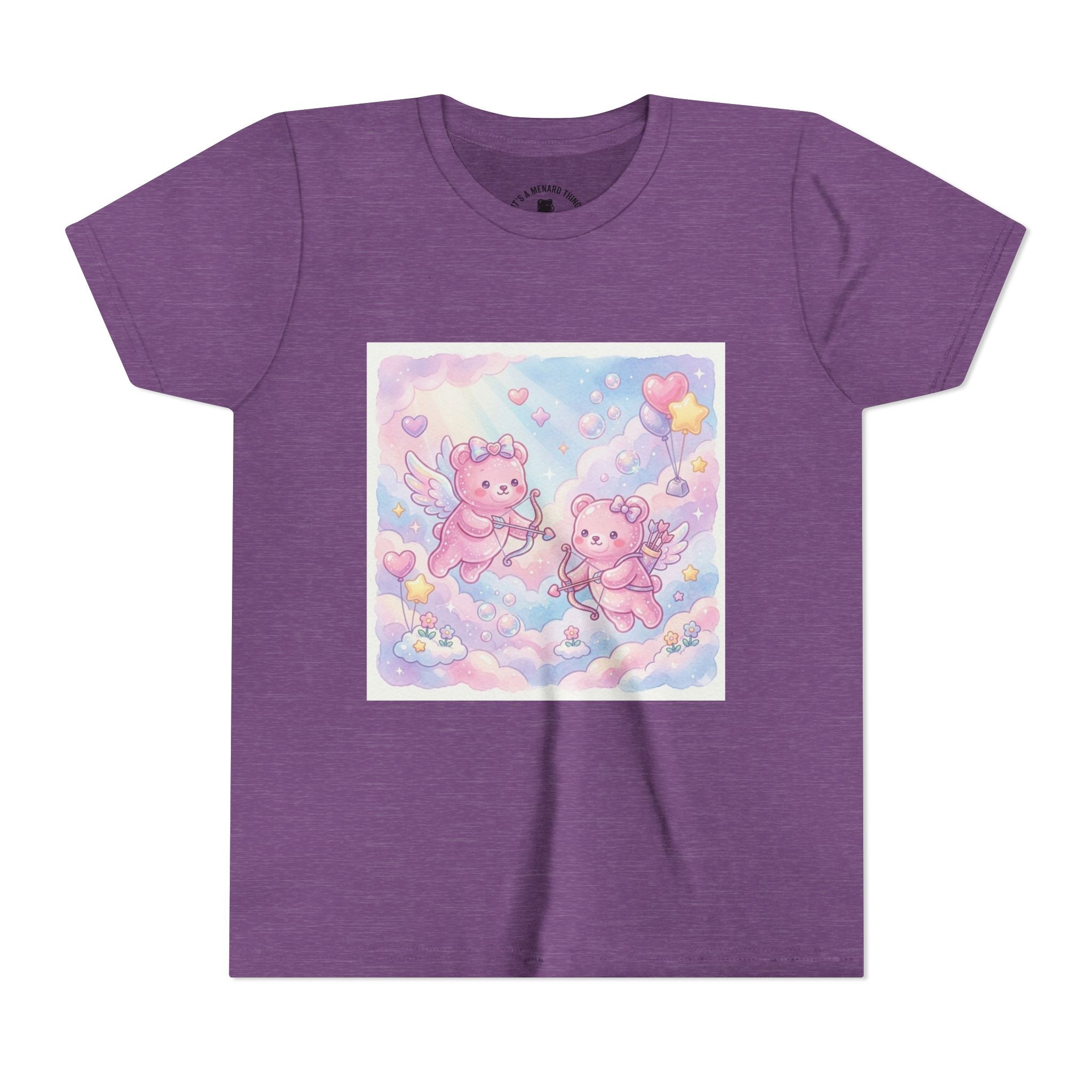 Cherub Angels Gooey Gummy Bear Friends- Hearts Pastel Cloud Graphic