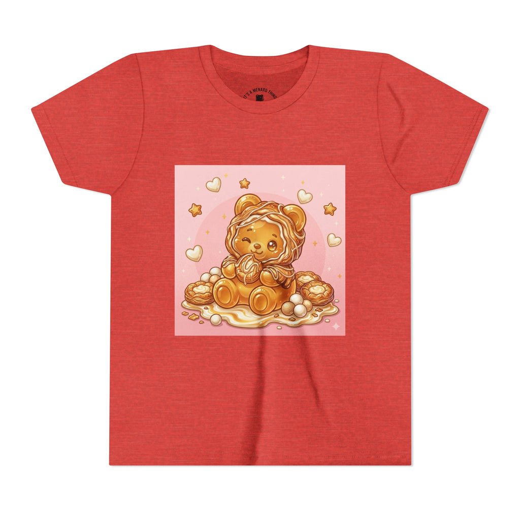 Cheese Danish Gooey Gummy Bear in Puff PJs Graphic Tee