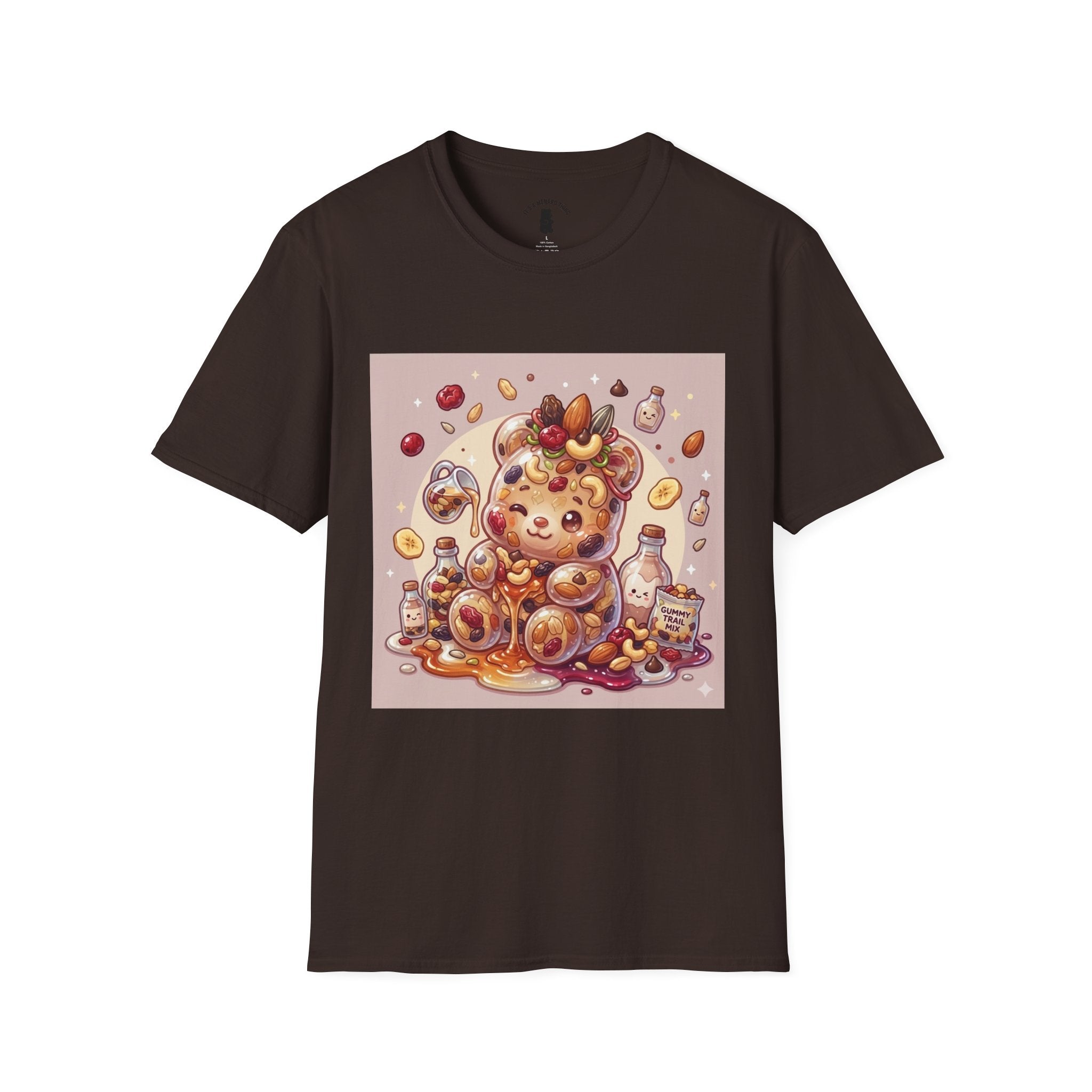 Gimme Some Trail Mix, Exotic Gooey Gummy Bear— Cute Cartoon T-Shirt