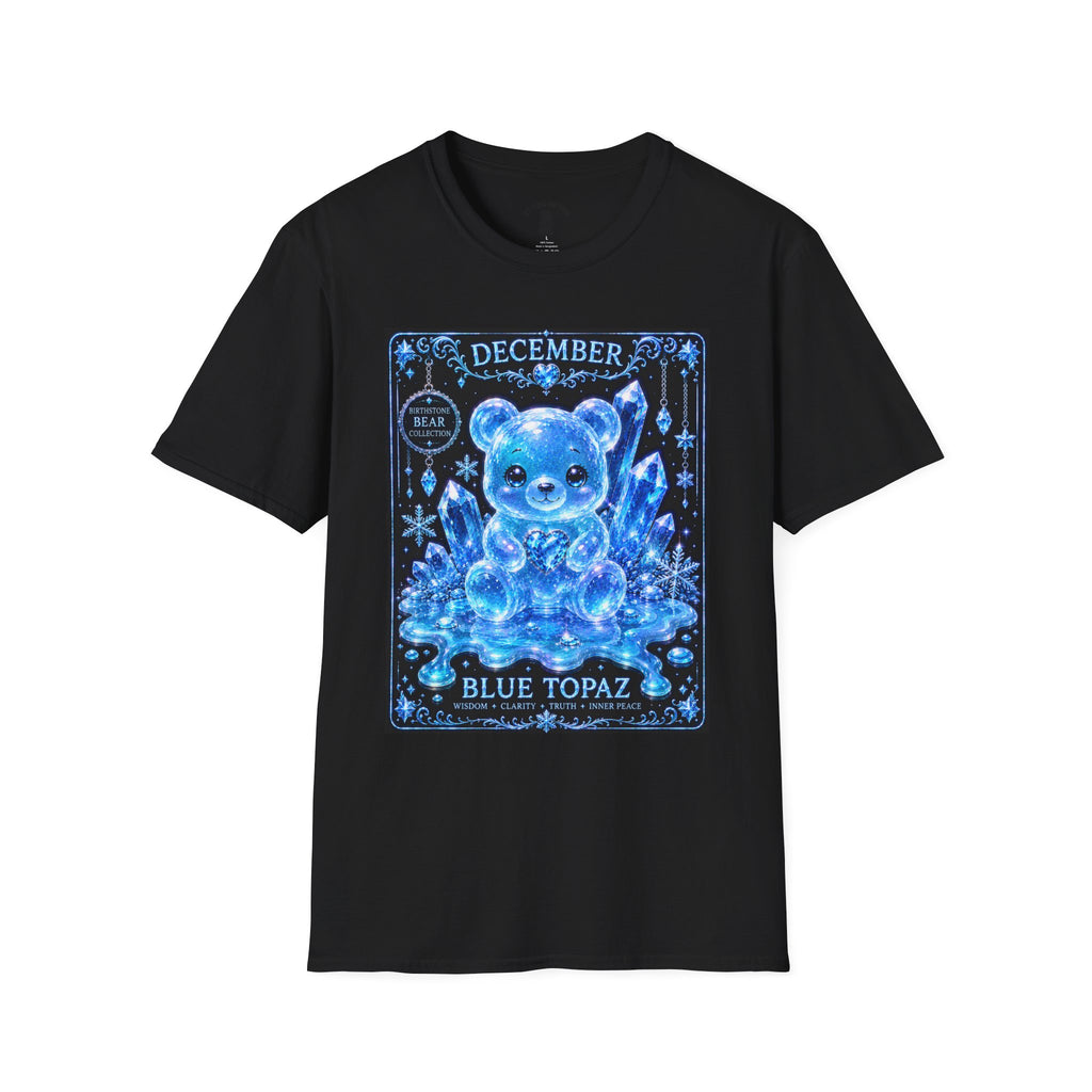 December, Blue Topaz Birthstone Oozy Bear Special Addition- Graphic Shirt