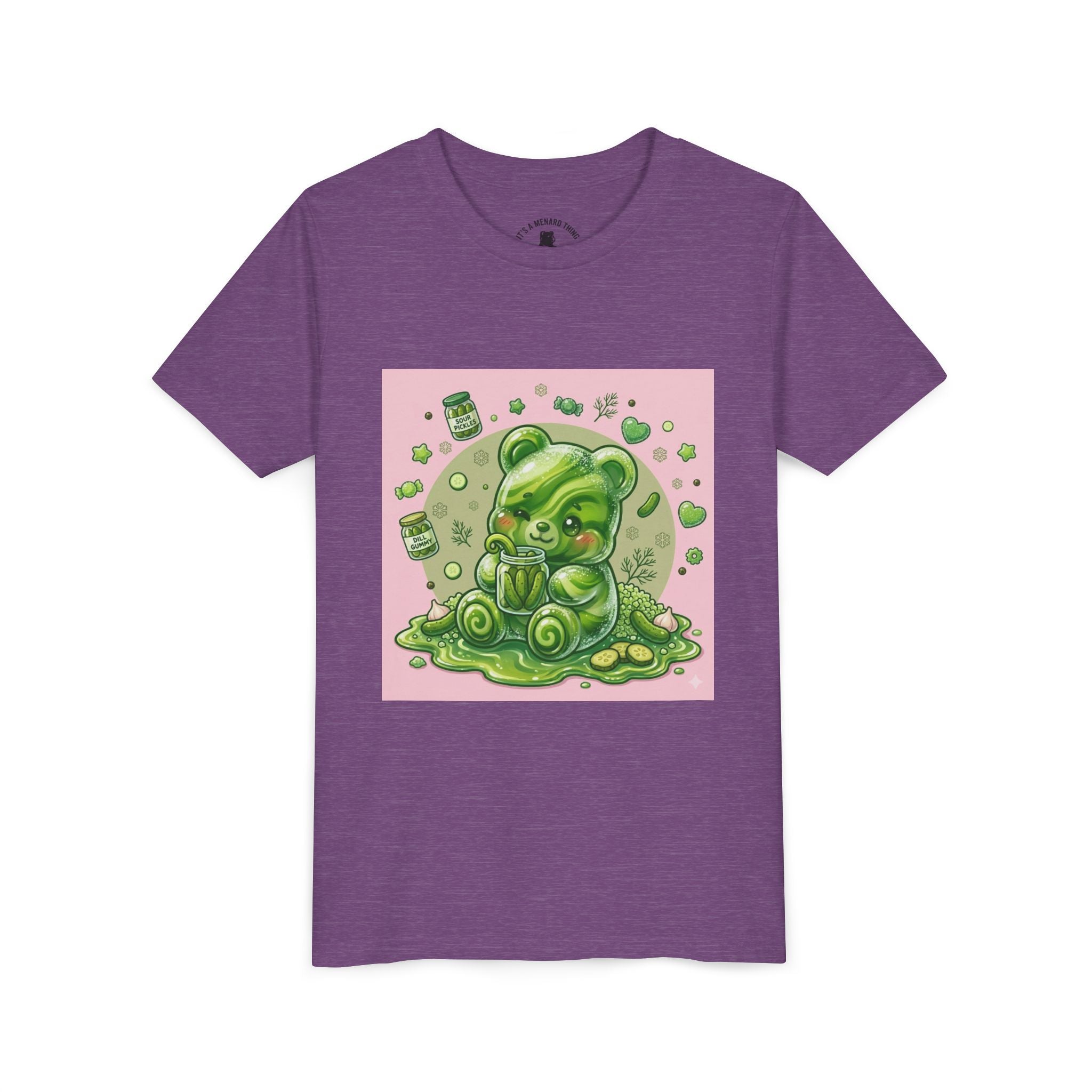 Tart Dilly Green Pickle Gooey Gummy- Graphic Youth T-Shirt