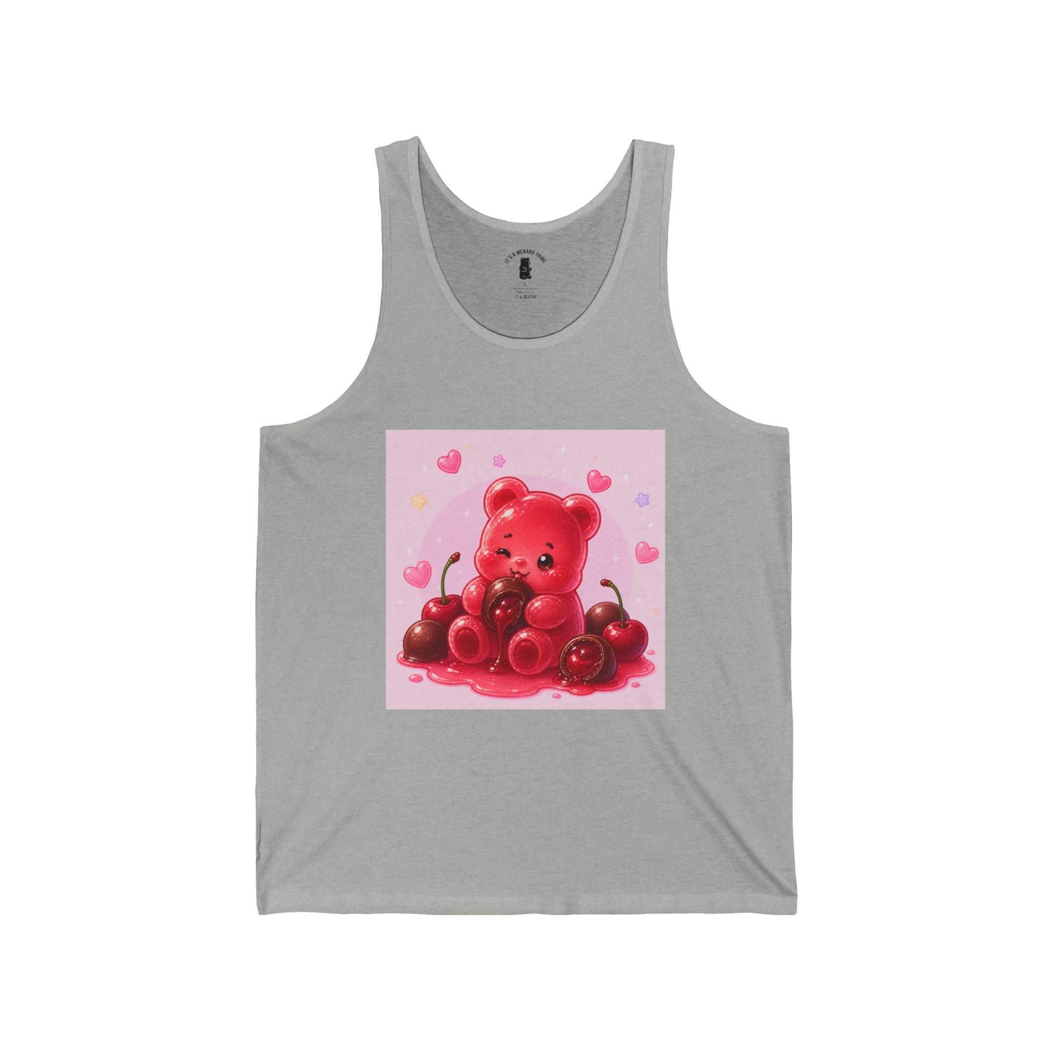 Cherry Chocolate Cordial, Red Gooey Gummy Bear- Kawaii Graphic T-Shirt