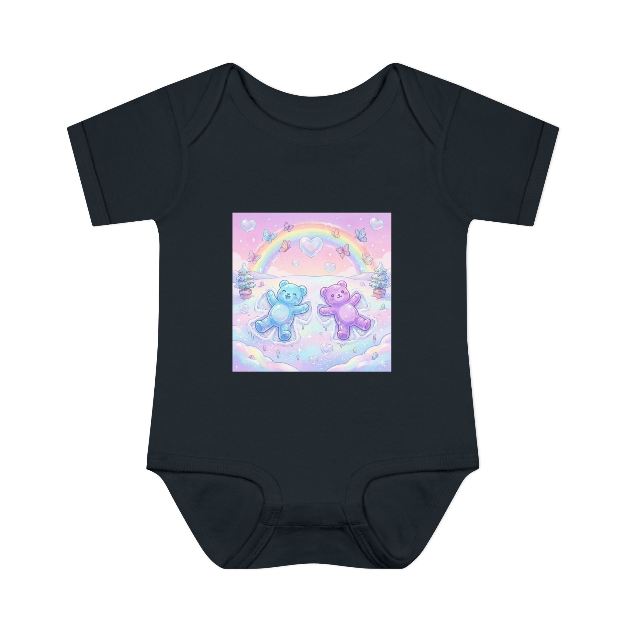 Twin Snow Angel Gooey Gummy Bears Infant Bodysuit — Cute Baby Onesie