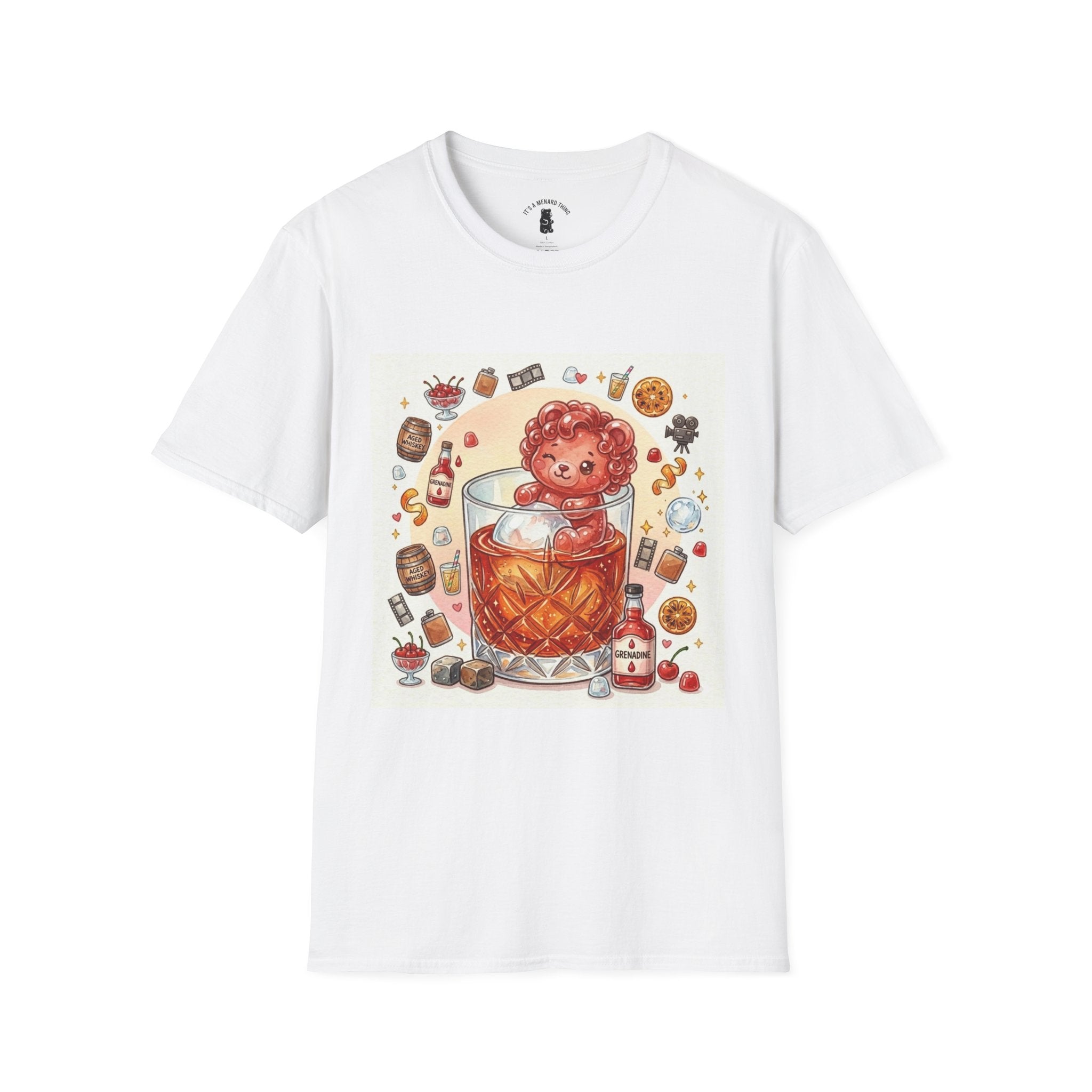 Shirley Temple Boozy Gooey Gummy Bear- Kawaii Graphic T-Shirt