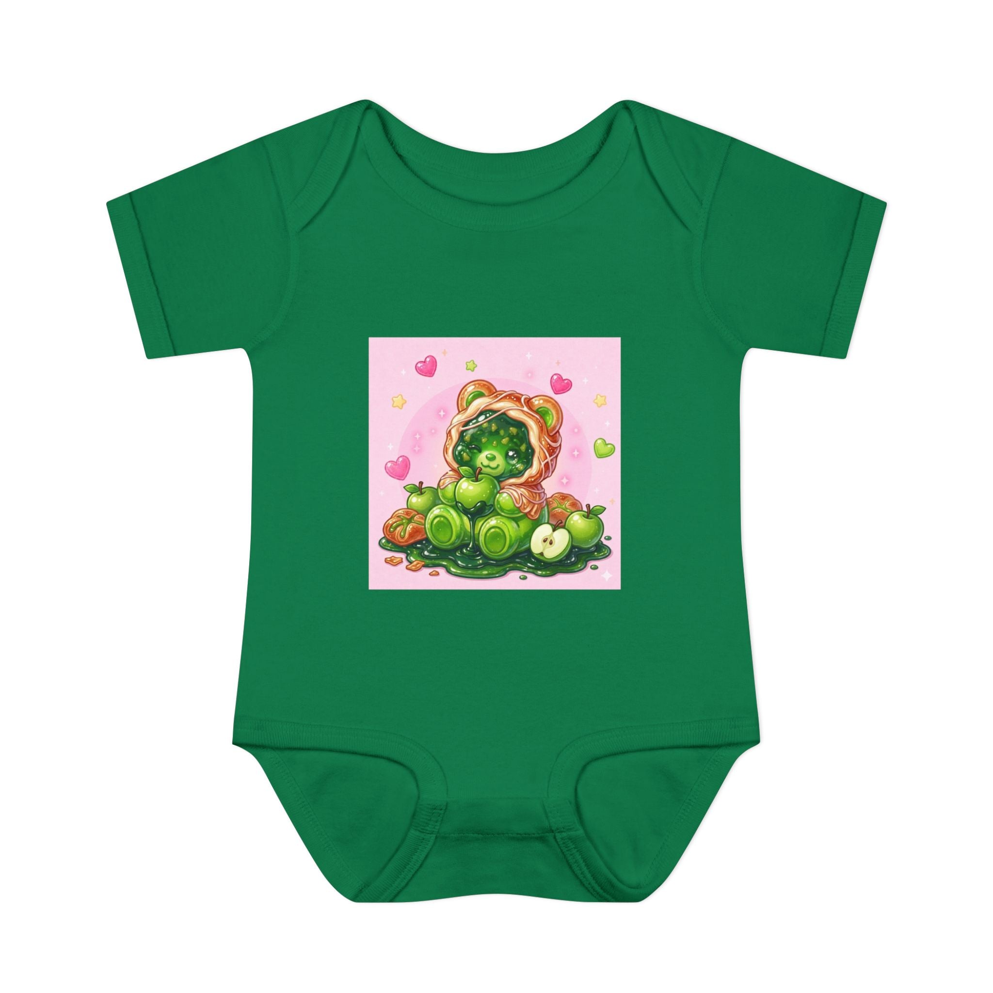 Green Apple Danish Gooey Gummy Bear in Puff PJs