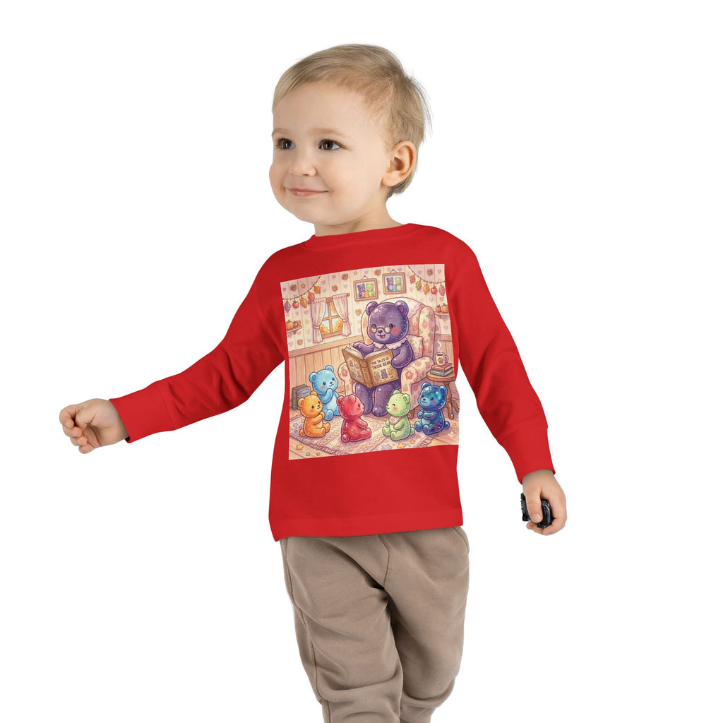 Nana Oozy Gummy Bear Story Time- Graphic Long Sleeve Shirt