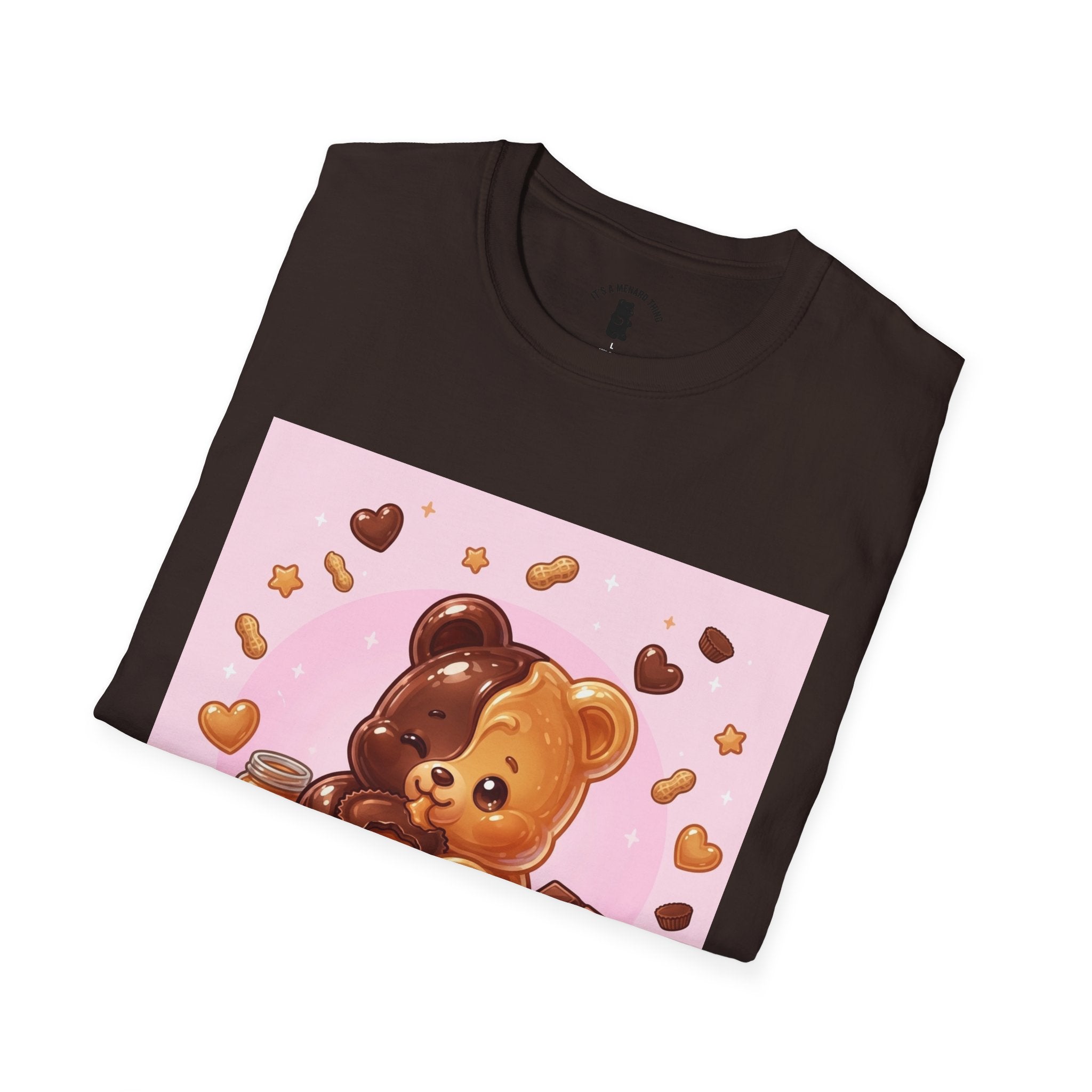 Chocolate & Peanut Butter Gooey Gummy Bear — Cute Graphic Tee